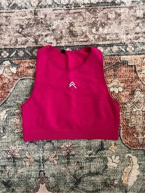Oner Active Fuchsia Crop Tank Top
